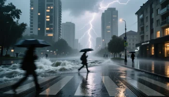 Рекордные осадки обрушились на Сочи за ночь выпало более 40 месячных норм