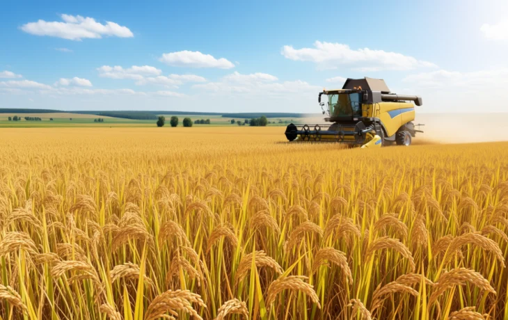 Красноармейские аграрии собрали урожай с 11 тысяч гектаров риса