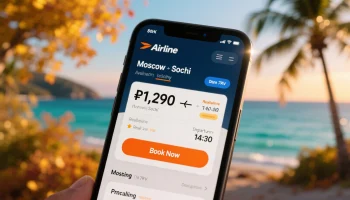 Авиабилеты в Сочи подешевели почти на 40 процентов в октябре