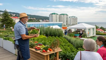 Геленджик: Садовод из Северского района представил продукцию на форуме