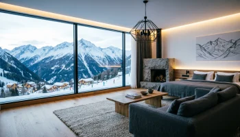 Апартаменты с видом на горы Вершина, доходная недвижимость в Красной Поляне