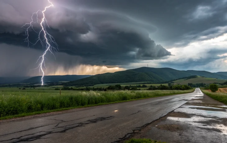 Грозовые ливни вновь ожидаются на юге России