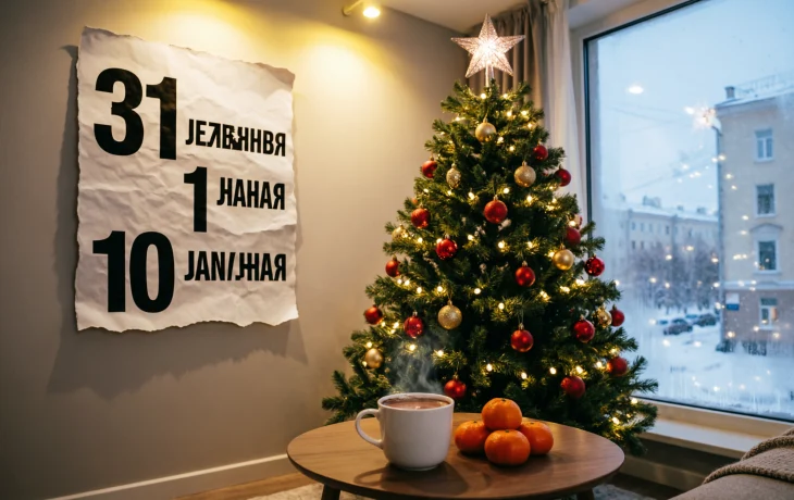 Новогодние каникулы в 2027 году предварительно продлятся 11 дней &mdash; с 31 декабря по 10 января