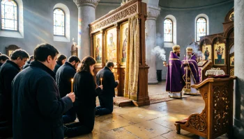 Великопостное торжество на Иоанно-Предтеченском подворье: престольный праздник встретили обретенной святыней