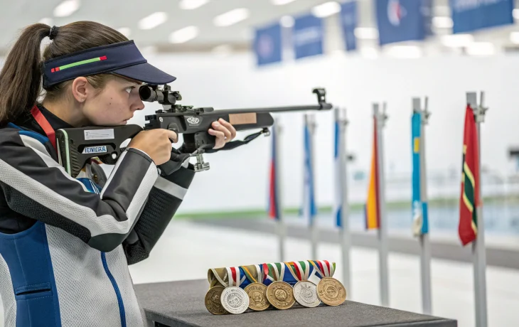 Кубанские стрелки завоевали четыре медали на национальных соревнованиях