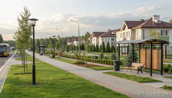 Новые фонари и уборка в Ахтырском