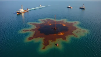 Площадь нефтяного пятна в Черном море сократилась до 100 кв км