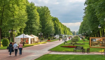 Калининский район отметил 47-летие выставкой народного творчества