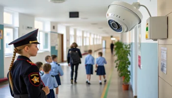 Кубанские казаки оснастили школу в ЛНР системой безопасности