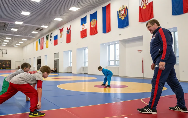 Кондратьев посетил новый центр единоборств в станице Полтавской