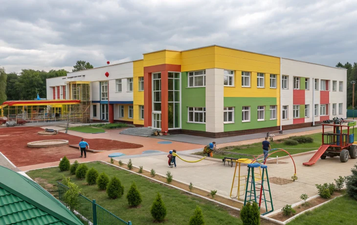 Новый детсад в станице Старокорсунской откроют в 2026 году