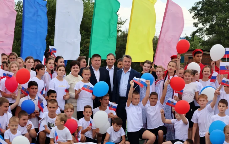 Новая спортивная площадка открылась в школе №15 станицы Бузиновской