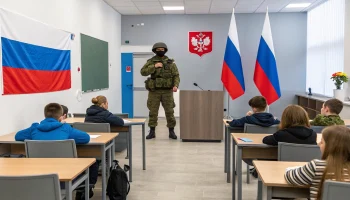 Патриотический урок в Ахтырском с героем СВО
