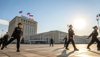 Сотрудники Выселковского района присоединились к акции "Зарядка со стражем порядка"