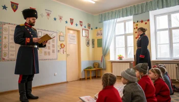 В Краснодарском крае 168 казачьих школ и детсадов воспитывают более 111 тысяч детей