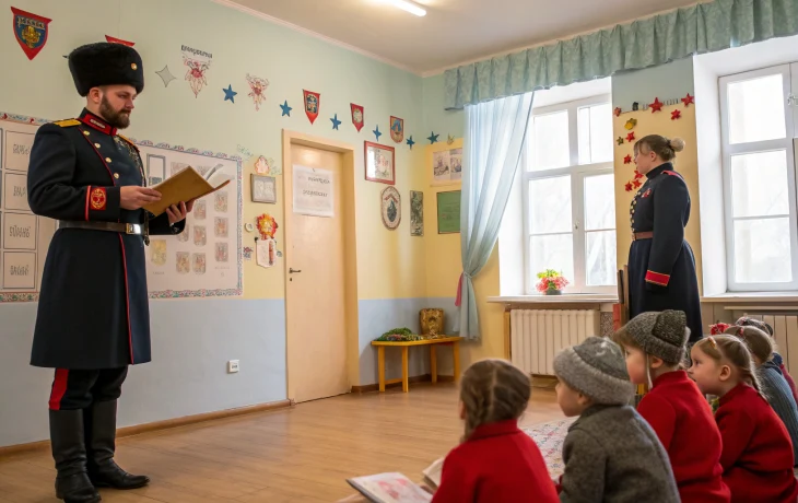 В Краснодарском крае 168 казачьих школ и детсадов воспитывают более 111 тысяч детей