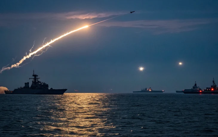 Беспилотник сбит ночью над Азовским морем