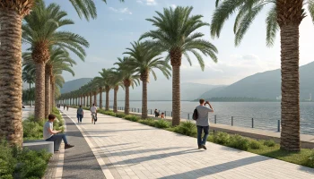 Пальмовая аллея появилась в Абрау-Дюрсо