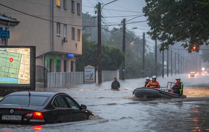 В Краснодарском крае выпало две месячных нормы осадков В Краснодарском крае выпало две месячных нормы осадков