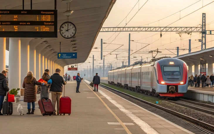 Четыре задержанных поезда прибыли в Крым