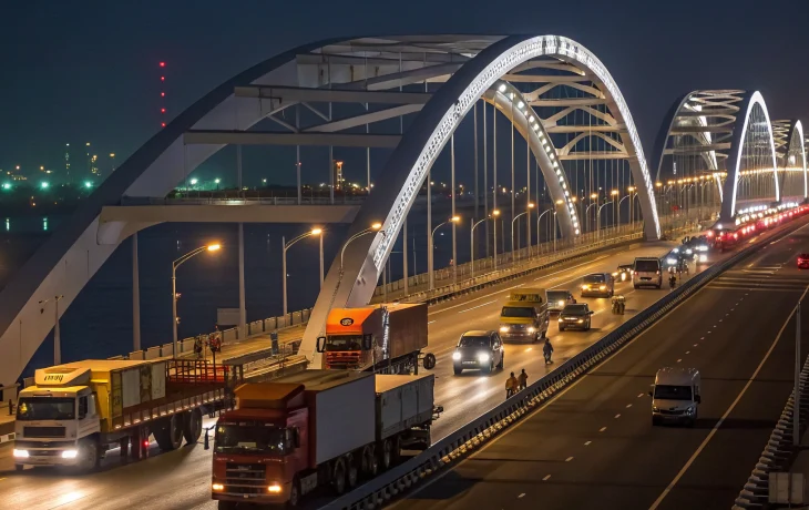 Движение по Крымскому мосту возобновили после пятичасового перерыва