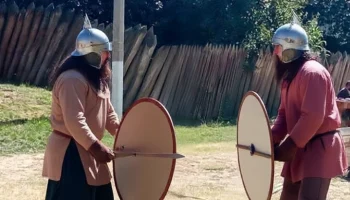 Турнир по средневековому бою прошел в Усть-Лабинске