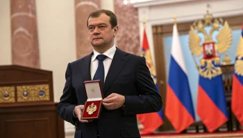 Председатель Кущевского Совета получил медаль за поддержку фронта