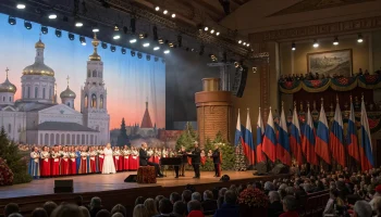 Концерт ко Дню Победы в Елизаветинской собрал ветеранов