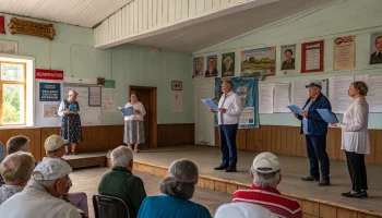 Сход граждан в Жёлтых Копанах обсудил выборы и благоустройство