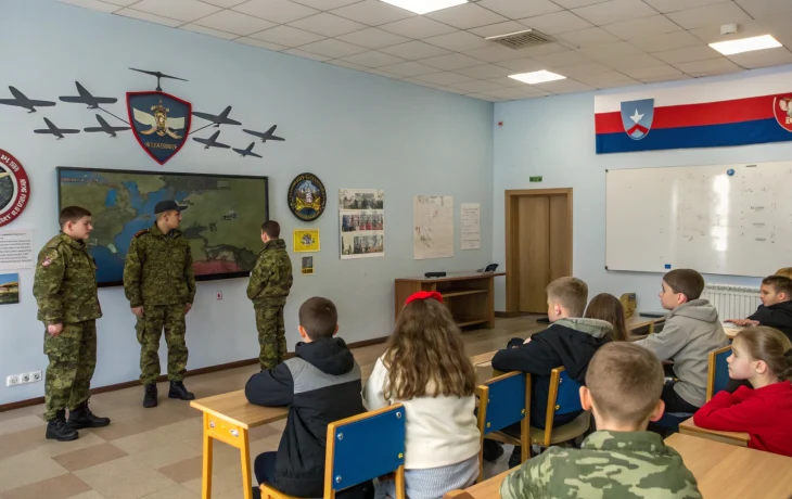 Школьники Майкопа узнали о военной подготовке на экскурсии в ВУЦ МГТУ