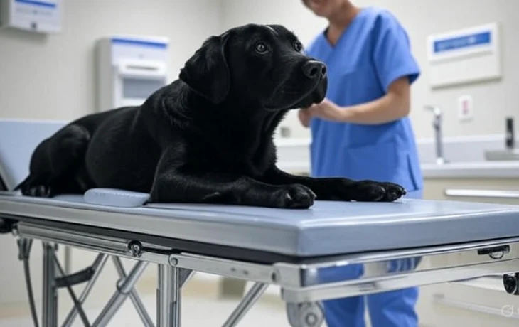 Крымские волонтёры спасли лабрадора в Симферополе