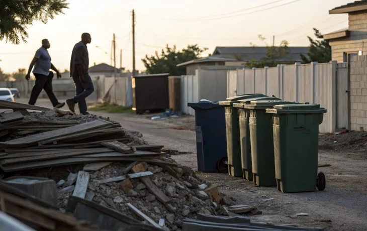 В Краснодаре ищут нарушителей, сбросивших строймусор в контейнеры