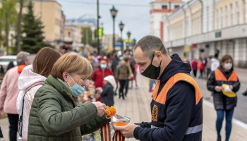 В Краснодарском крае стартовала акция «Георгиевская лента»: более 580 точек раздачи символа Победы