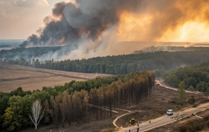 МЧС продлило предупреждение о пожарах на Кубани до 9 июня