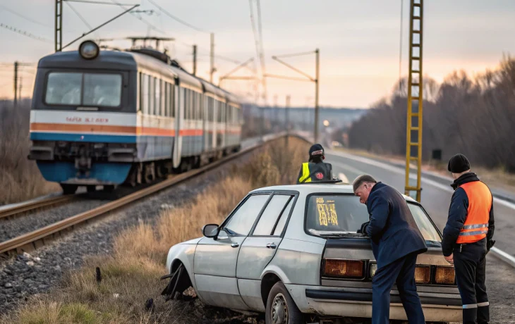 Смертельное столкновение автомобиля с поездом «Ласточка» на переезде в Динском районе