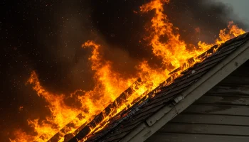 Под Краснодаром произошёл пожар в частном доме — один человек пострадал