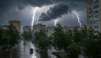 Штормовое предупреждение на Кубани: ливни, град и шквальный ветер до 21 апреля
