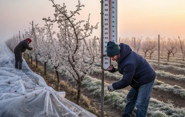 На Первомай в Краснодарском крае ожидаются заморозки до -3 градусов