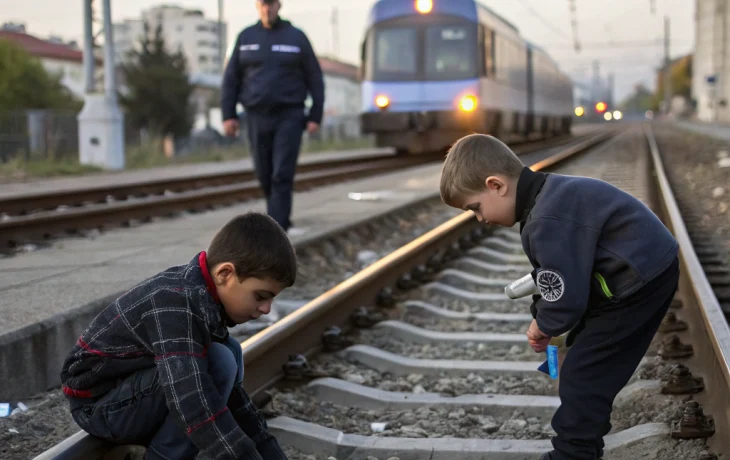В Сочи задержали школьников за игры с рельсами — дети клали ветки и крышки на пути