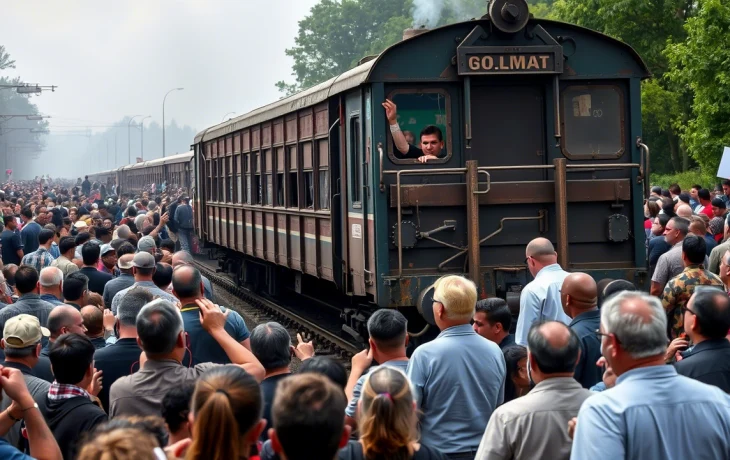 Опасная игра: подросток получил разряд тока, перелезая вагон в Краснодаре