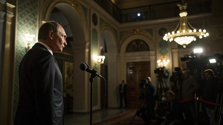 Путин подвел итоги международных переговоров в ночном обращении к журналистам 11 мая