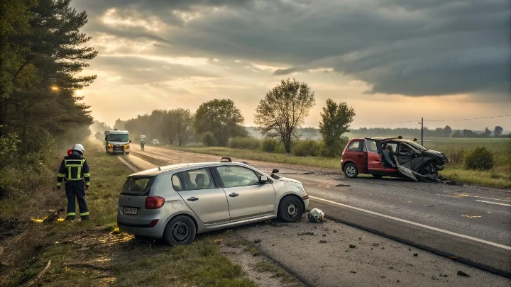Двое детей чудом выжили благодаря автокреслам в лобовом столкновении на трассе