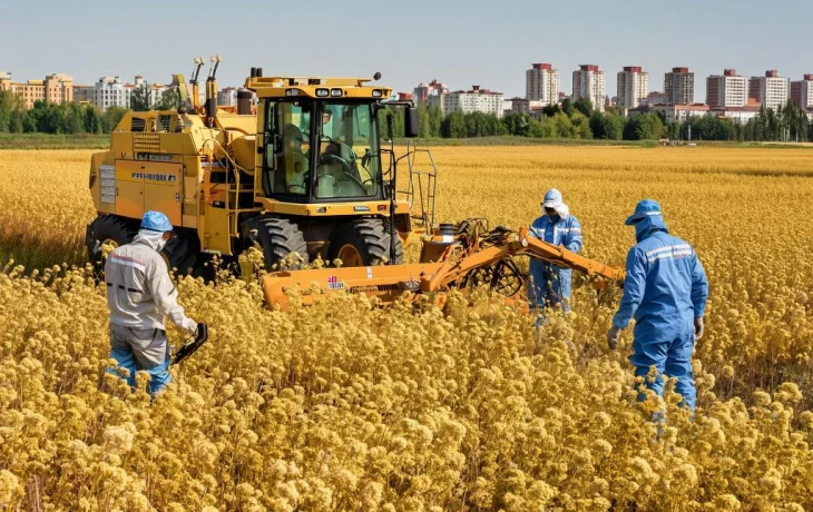 В Краснодаре выкосили более 20 тысяч гектаров амброзии и сорняков