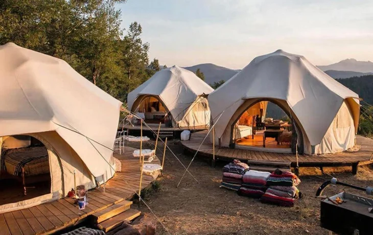 Кубань вошла в топ-3 популярных направлений для глэмпинга в майские праздники