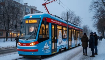 Трамваи в честь исследователей Чилингарова и Крузенштерна вышли на линию в Краснодаре