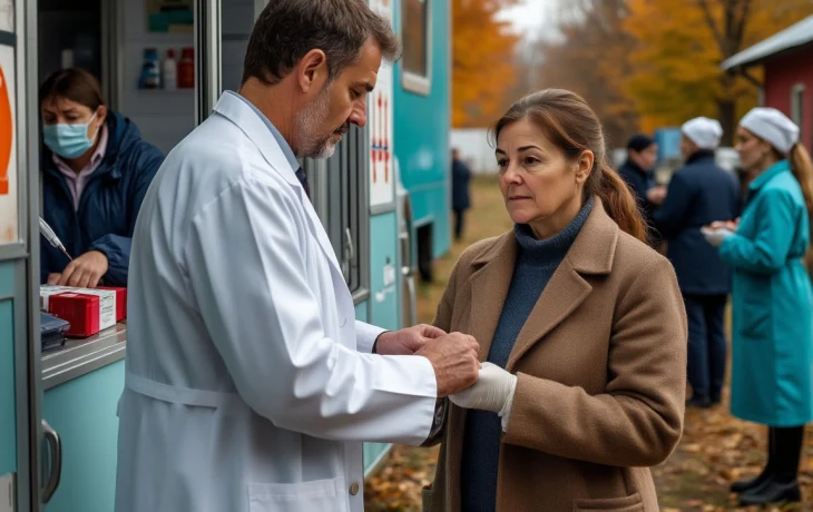 С начала года мобильные медбригады Кубани осмотрели 110 тысяч человек