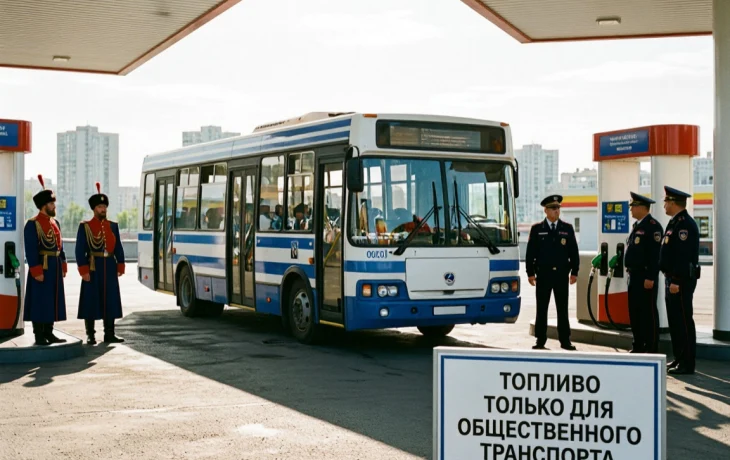 В Краснодаре для общественного транспорта определили время заправки на АЗС