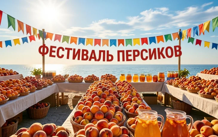 Фестиваль персиков в Геленджике перенесли на 1 августа из-за непогоды