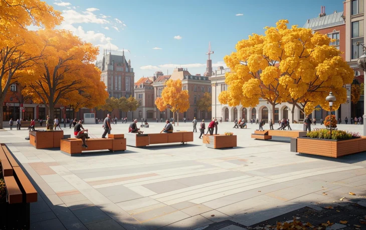 Благоустройство общественной территории завершают в Темрюке к концу сентября