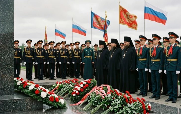 Останки 48 красноармейцев перезахоронили в Крымском районе с воинскими почестями Останки 48 красноармейцев перезахоронили в Крымском районе с воинскими почестями